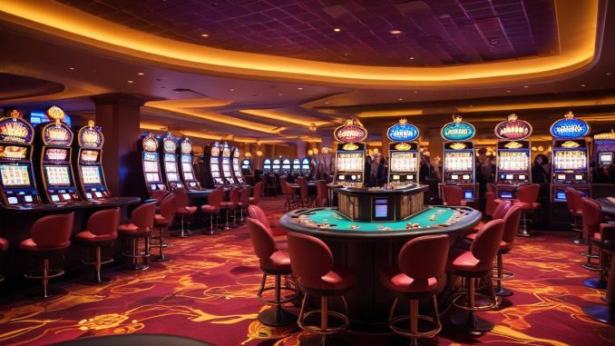 Det bästa med att vara gambler på casino! illustration