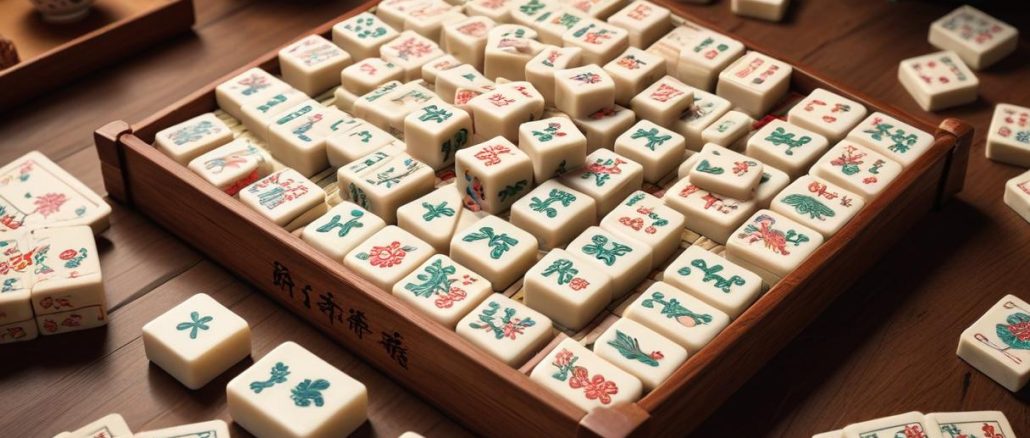Lär dig mahjong regler och ha kul med spelet! illustration