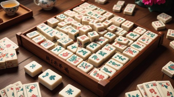 Lär dig mahjong regler och ha kul med spelet! illustration