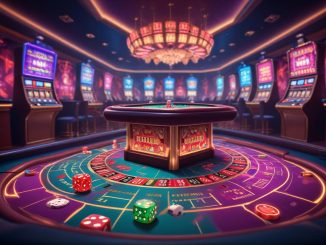 Spela online tärning och vinn stort på casinot! illustration
