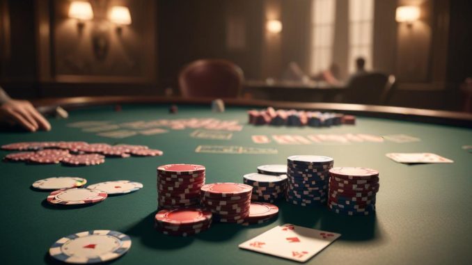Spela poker kort online och njut av vinster! illustration